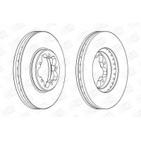 563123CH CHAMPION Гальмівний диск