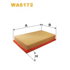 WA6172 WIX FILTERS Повітряний фільтр