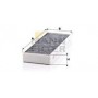 CUK 26 014-2 MANN-FILTER Фільтр повітря у внутрішньому просторі