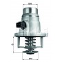 TM 27 101 MAHLE Термостат охолоджувальна рідина