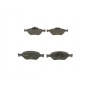 0986424558 BOSCH BOSCH Гальмівна колодка перед. FORD Fiesta, Fusion 02-
