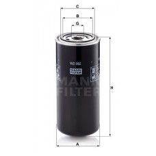 WD 962 MANN-FILTER Масляний фільтр