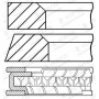 08-306800-00 GOETZE ENGINE Комплект поршневих кілець