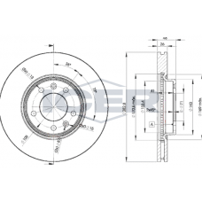78BD4685-2 ICER Гальмівний диск