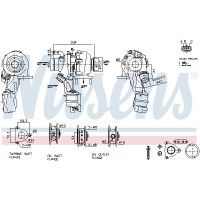 93509 NISSENS Компресор наддуву