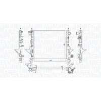 350213171800 MAGNETI MARELLI Радіатор охолодження двигуна