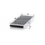 CUK 3955 MANN-FILTER Фільтр повітря у внутрішньому просторі