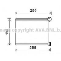 PE6366 AVA QUALITY COOLING Теплообмінник обігрів салону