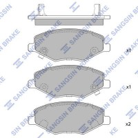 SP2092 Hi-Q Комплект гальмівних колодок дисковий гальм