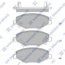 SP2092 Hi-Q Комплект гальмівних колодок дисковий гальм
