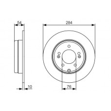 0 986 479 A45 BOSCH Гальмівний диск