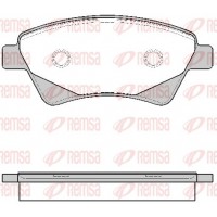 0976.20 REMSA Комплект гальмівних колодок дисковий гальм