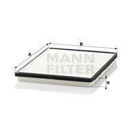 CU 2530 MANN-FILTER Фільтр повітря у внутрішньому просторі