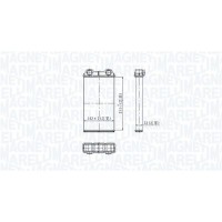 350218439000 MAGNETI MARELLI Теплообмінник обігрів салону