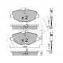22-0562-0K METELLI Комплект гальмівних колодок дисковий гальм