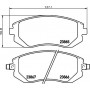 8DB 355 010-211 HELLA PAGID Комплект гальмівних колодок дисковий гальм