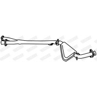 19336 WALKER Середній глушник вихлопних газів