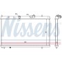 636013 NISSENS Радіатор охолодження двигуна