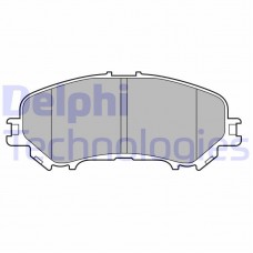 LP3693 DELPHI КомплеК т гальмівних колодок, дискове гальмо