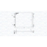 350213195200 MAGNETI MARELLI Радіатор охолодження двигуна
