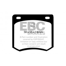 DP331 EBC Brakes Комплект гальмівних колодок дисковий гальм