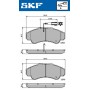 VKBP 80441 E SKF Комплект гальмівних колодок дисковий гальм