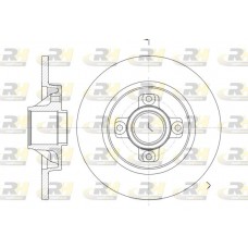61058.00 ROADHOUSE Гальмівний диск