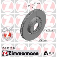 450.5226.20 ZIMMERMANN Гальмівний диск