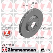 450.5226.20 ZIMMERMANN Гальмівний диск