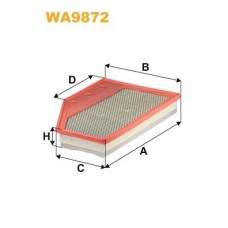 WA9872 WIX FILTERS Повітряний фільтр