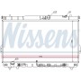 67036 NISSENS Радіатор охолодження двигуна