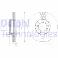 BG9062 DELPHI Гальмівний диск