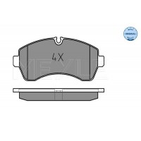 025 292 0020 MEYLE Комплект гальмівних колодок дисковий гальм