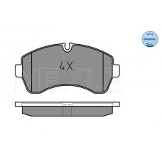 025 292 0020 MEYLE Комплект гальмівних колодок дисковий гальм