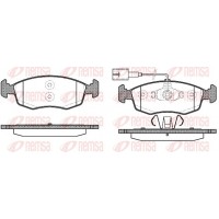0172.52 REMSA КомплеК т гальмівних колодок, дискове гальмо