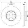 8DD 355 125-581 HELLA PAGID Гальмівний диск