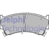 LP1590 DELPHI Комплект гальмівних колодок дисковий гальм