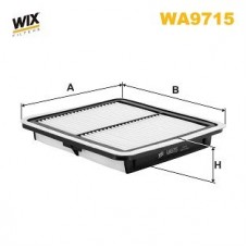 WA9715 WIX FILTERS Повітряний фільтр