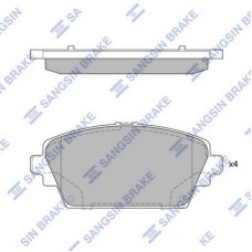 SP1582 Hi-Q Комплект гальмівних колодок дисковий гальм