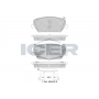 182306 ICER Комплект гальмівних колодок дисковий гальм