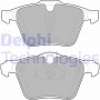 LP1968 DELPHI Комплект гальмівних колодок дисковий гальм