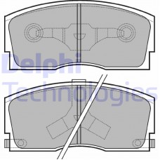 LP626 DELPHI Комплект гальмівних колодок дисковий гальм
