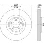 8DD 355 129-071 HELLA PAGID Гальмівний диск