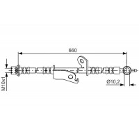 1 987 481 641 BOSCH Гальмівний шланг