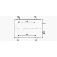 MZ5284 AVA QUALITY COOLING Конденсатор кондиціонера