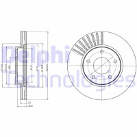 BG4282C DELPHI Гальмівний диск