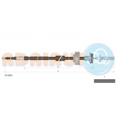 05.0263 ADRIAUTO Тросик, cтояночный тормоз