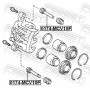 0174-MCV10F FEBEST Напрямний болт корпус скоби гальма