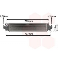 17004321 VAN WEZEL Интеркулер