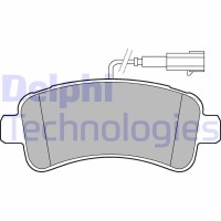 LP3185 DELPHI Комплект гальмівних колодок дисковий гальм